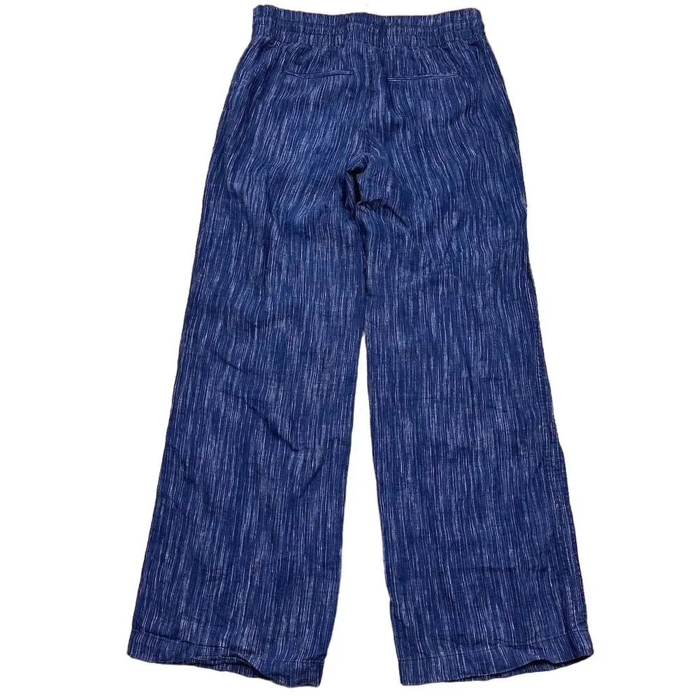 Athleta Blue Wide Leg TALL Pants - Picture 6 of 13